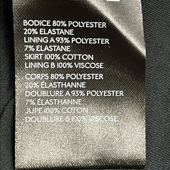 NWT Maeve Halter Twofer Mini Dress Anthro Black White Puffy Bubble Sz L - Picture 14 of 16